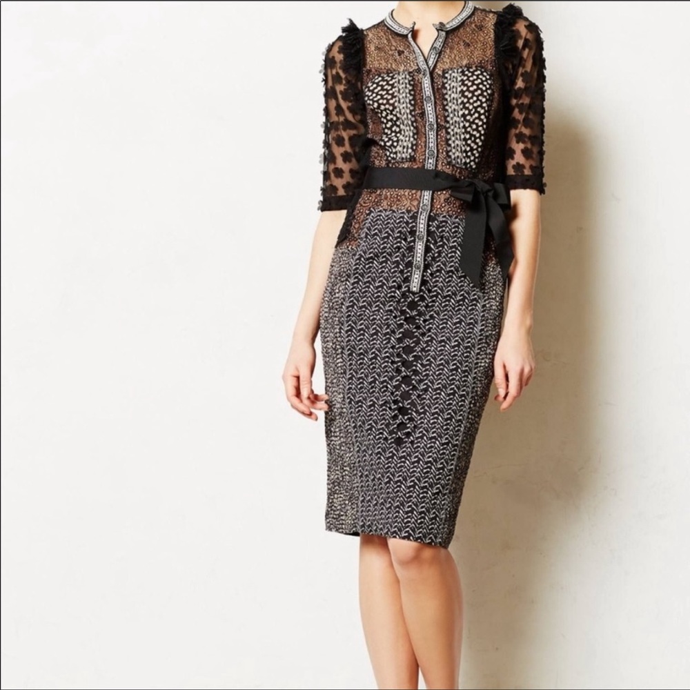 Anthropologie Allusione Sheath